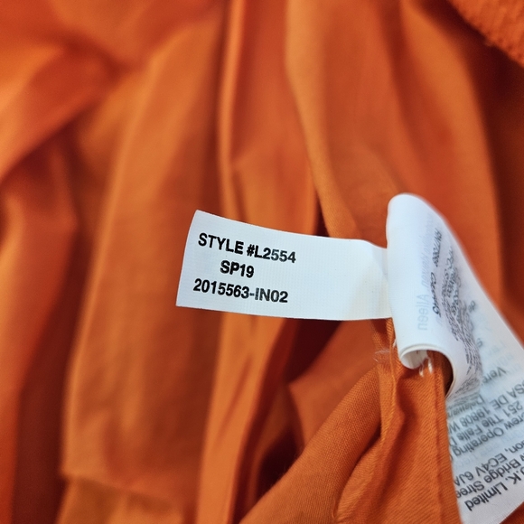 J Crew all over eyelet midi wrap dress resort orange 12 NWT Retail $138 - Picture 10 of 10